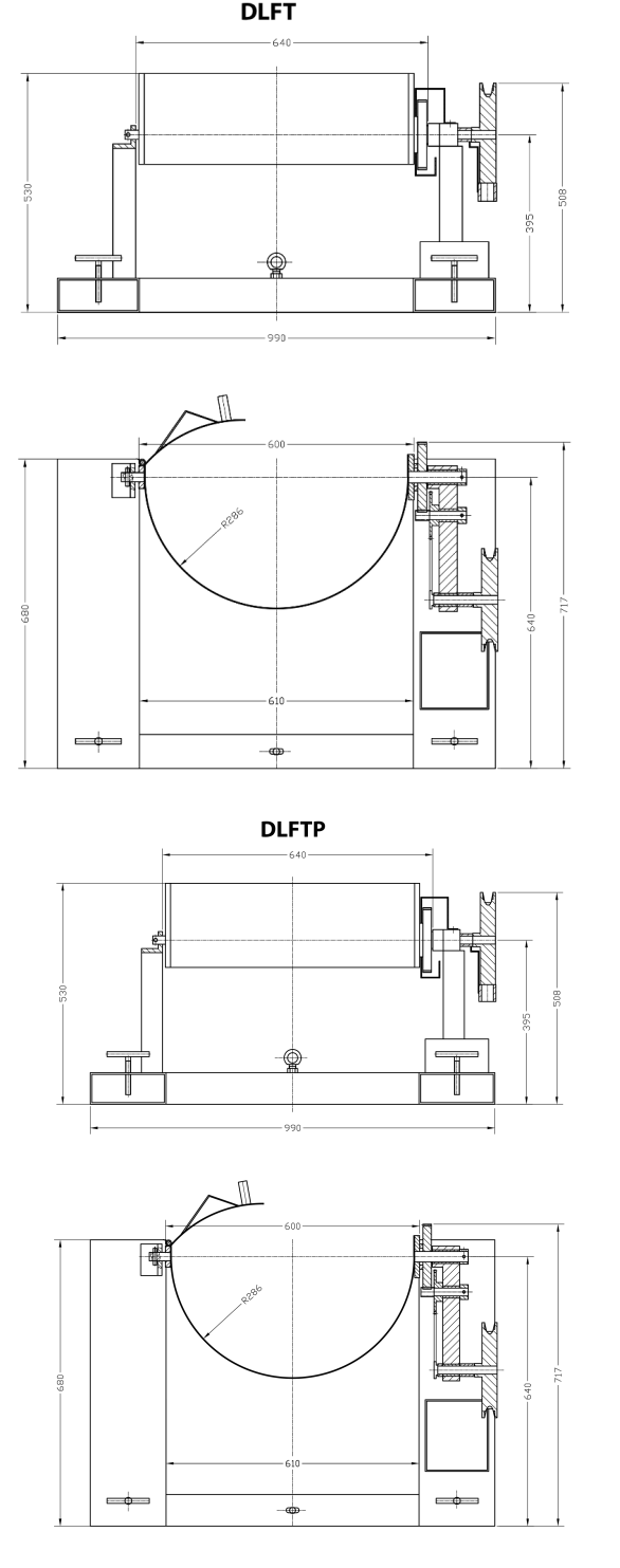 dlft and dlftp dimensions